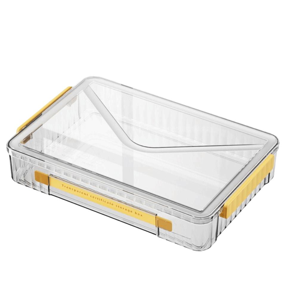 a4 File Document Organizer Transparent Card Holder Case Desktop Paper Storage Box  Projects