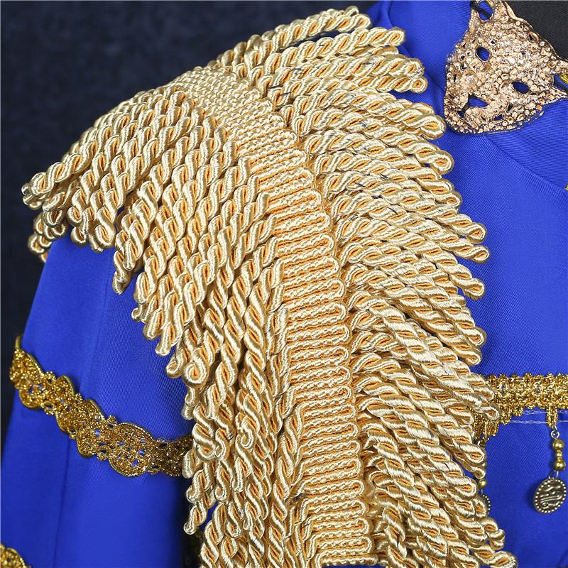 Корейский мужской дворцовый костюм с кистями - Президентский военный костюм в европейском/американском стиле