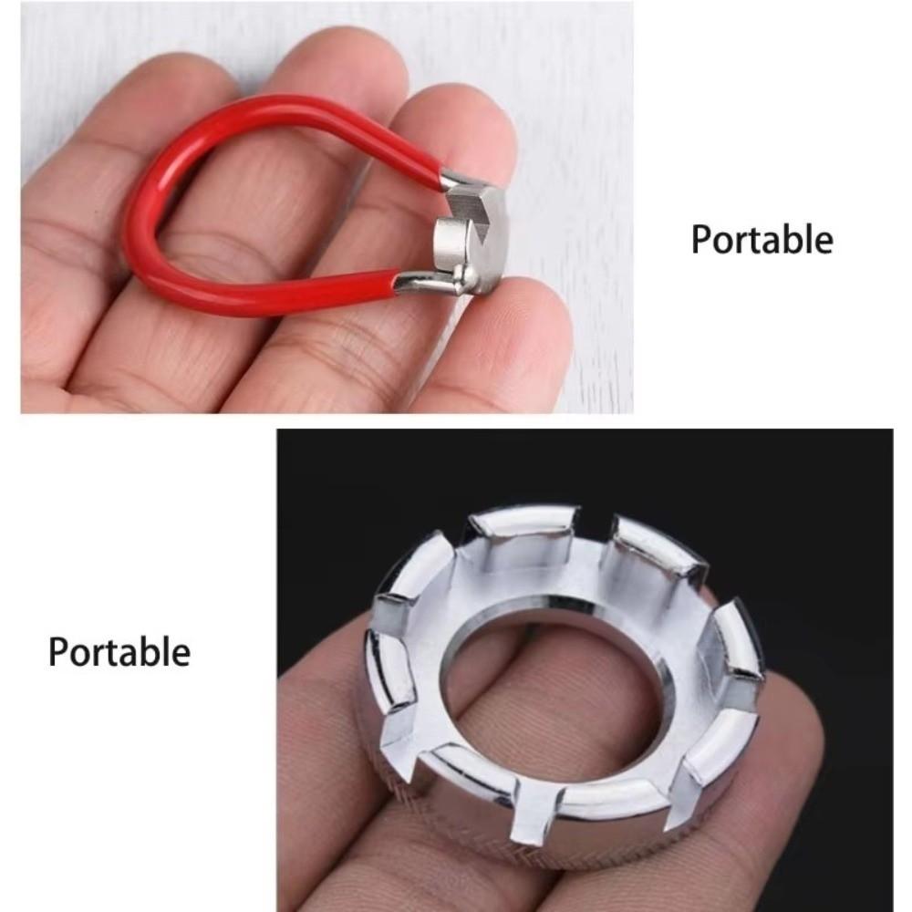 Flexible Adjustment Bike Disassemble Repair Tool Steel Wheel Rim Spanner Mountain Bike Maintenance