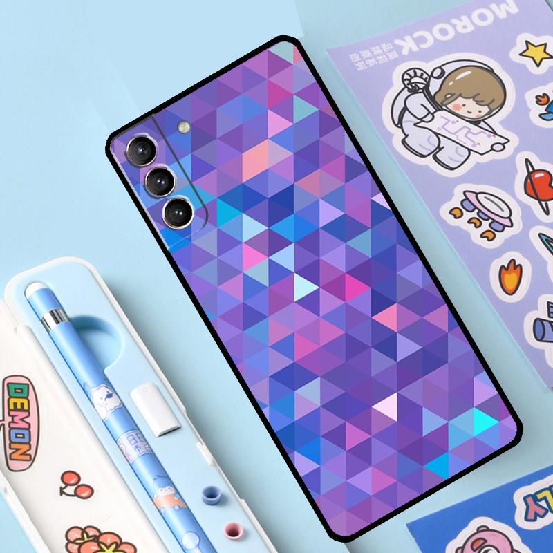 Геометрический Абстрактный Кристальный Чехол для Samsung Galaxy S23 S21 S22 Ultra Plus Note 10 20 S8 S9 S10 Plus S20 FE Чехол