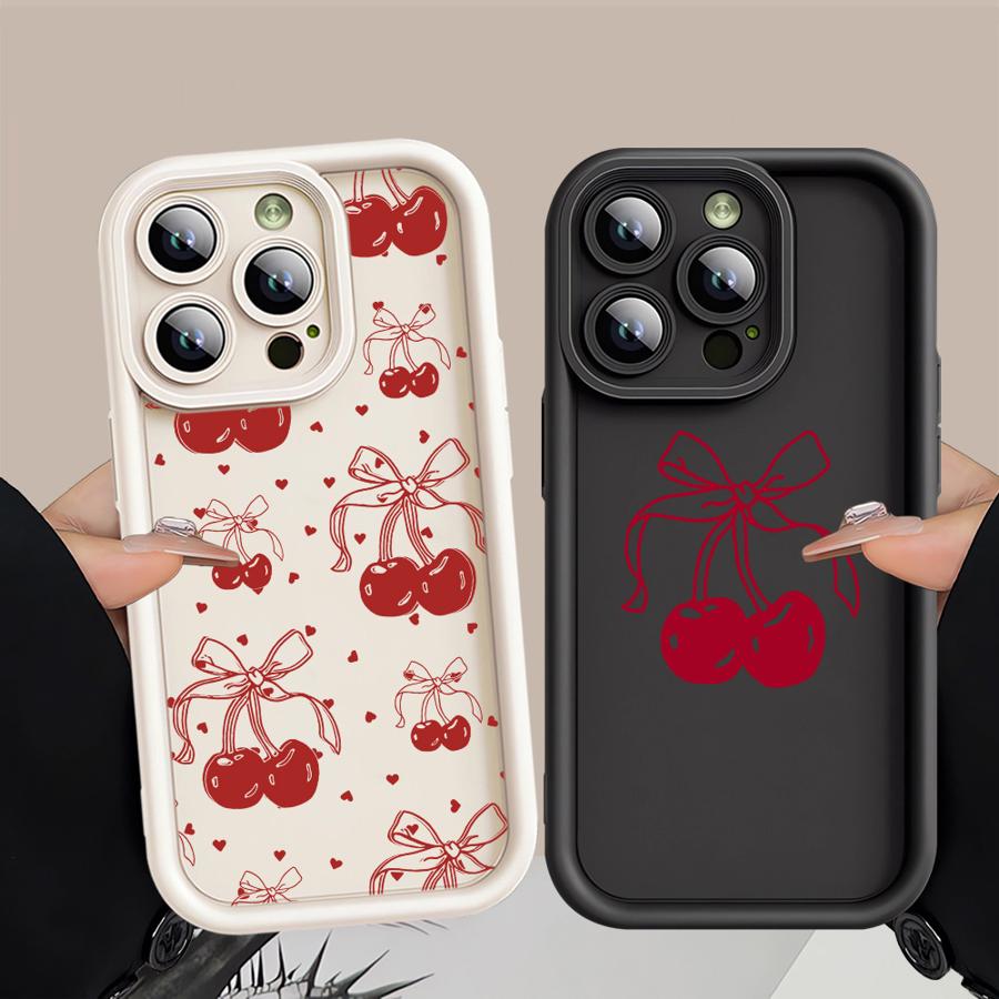 Чехол для телефона с цветами вишни для Apple iPhone 16 11 13 15 12 14 Pro Max 13 12 14 Plus 16 11 15 Pro Силиконовый Мягкий Чехол