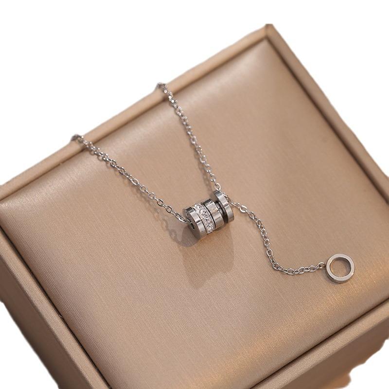 Римское ожерелье-кисточка из титановой стали на ключицу для женщин - Простое, элегантное, популярное