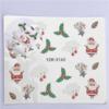 Women Beauty Santa Claus Snowflakes Decals Nail Art Stickers Water Transfer  Decoration Stickers