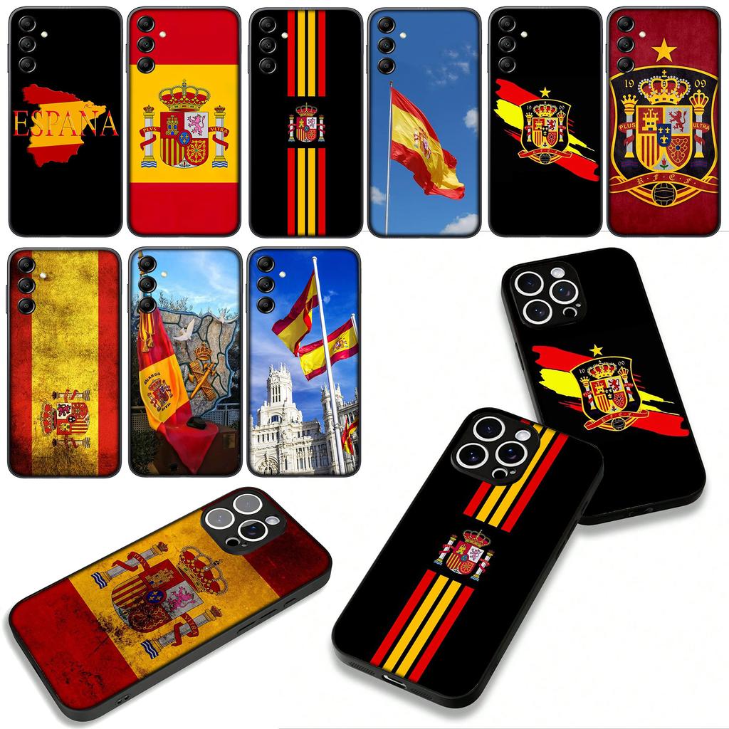 Чехол для Motorola Moto G04 G13 G14 G22 G23 G20 G32 G34 G35 G64 G82 G84 G53 G60 G72 E14 E15 E13 Чехол для телефона Флаг Испании