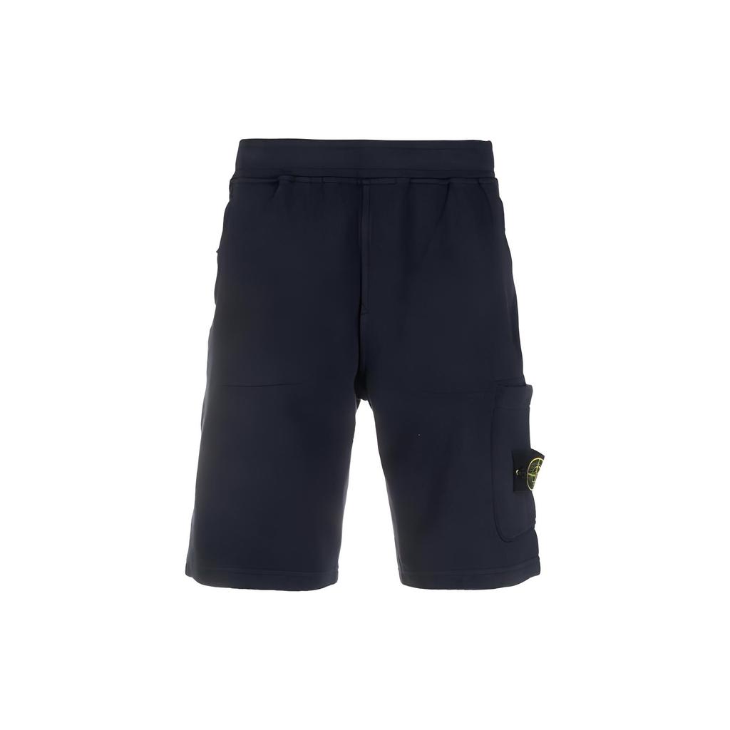 STONE ISLAND Однотонные эластичные повседневные шорты Мужские шорты 781564060V0020