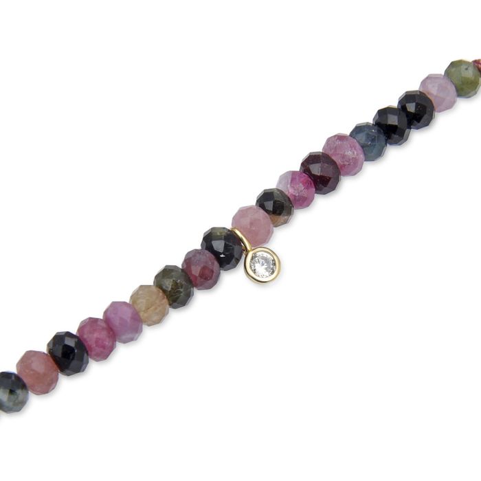 Bracelet - Luxenter - Kasai - Argent 925 - finition or jaune 18K - Cristal multicolore