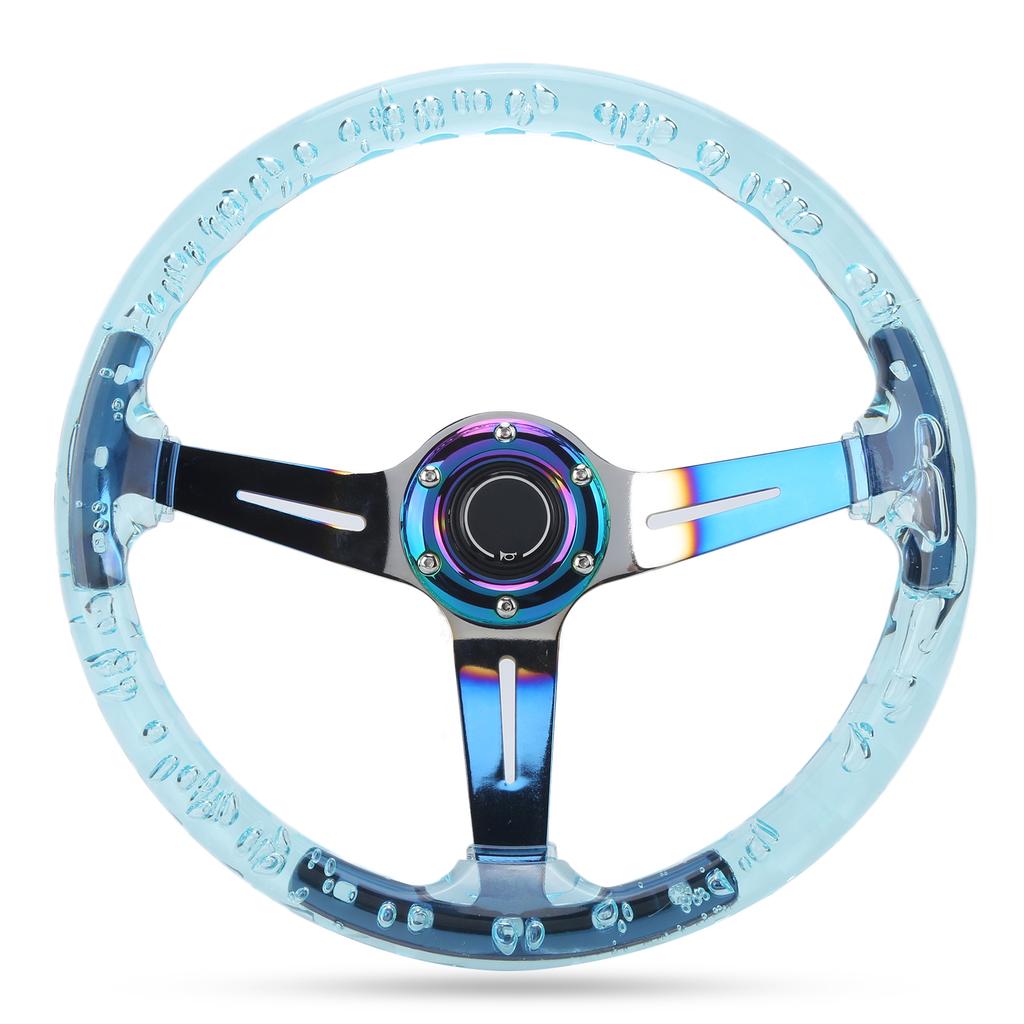 14-дюймовый Руль автомобиля Логотип Кнопка сигнала Аксессуары Модификация Подходит для квадроцикла Карта UTVФиолетовый