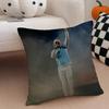 JJul Cushion Cover Linen Pillow Case Soft Breathable Protective Couch Room Decoration
