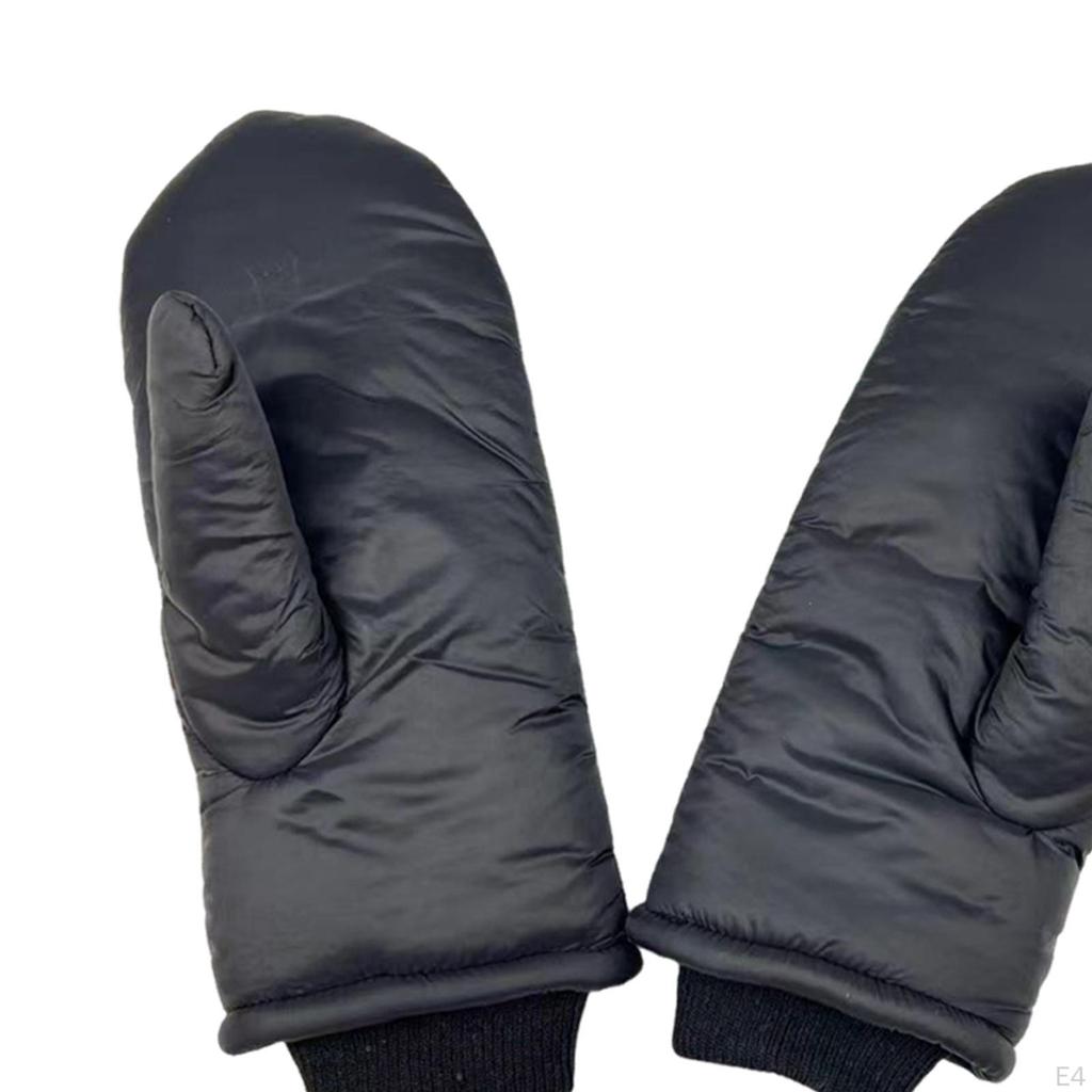 Down Mittens Cold Weather Thermal Gloves Outdoor Warm Thick Material Hand Protection