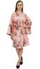 Bimba Women's Full Sleeve Kimono Robe With Belt Floral Print Cover Up