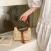 Модная вязаная сумка-тоут для женщин Весна/Лето - На молнии - На плечо / Через плечо