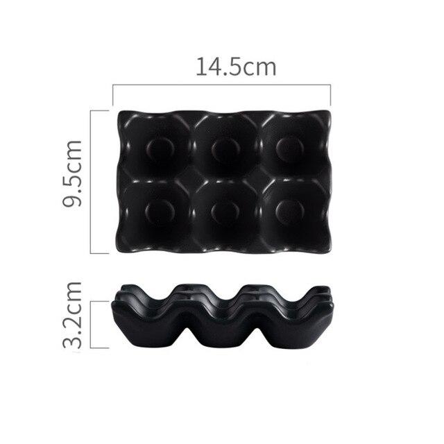 Hi Nordic 6 решеток держатель для яиц керамический противоскользящий ящик для яиц лоток для хранения в холодильнике