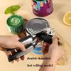 Stainless Steel Can Opener Multifunctional Grip Can Opener Side Cut Can Opener Kitchen Gadgets Bottle Openers Beer Jar Tools Bar