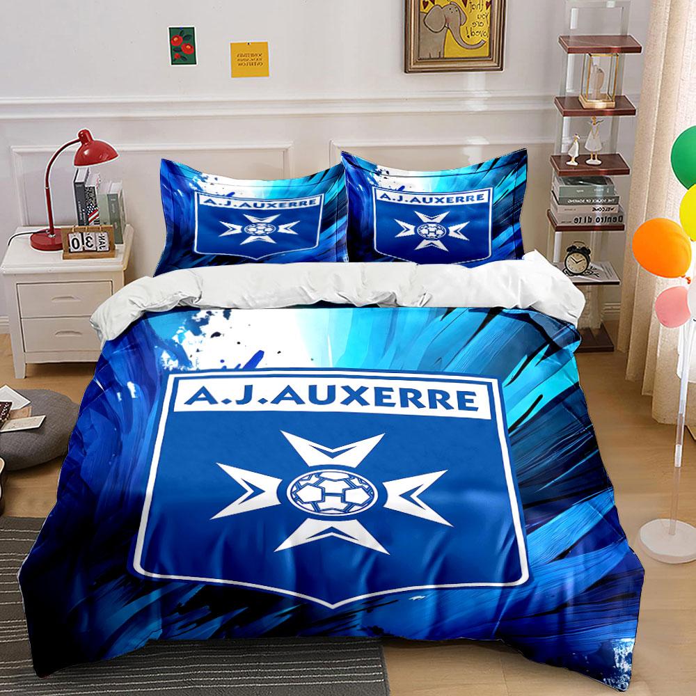 A.J. Auxerre Blue Bedding Set Bedding Duvet Cover Set Duvet Cover Pillowcases (1 * Duvet Cover 2 * Pillowcases, without duvet insert)