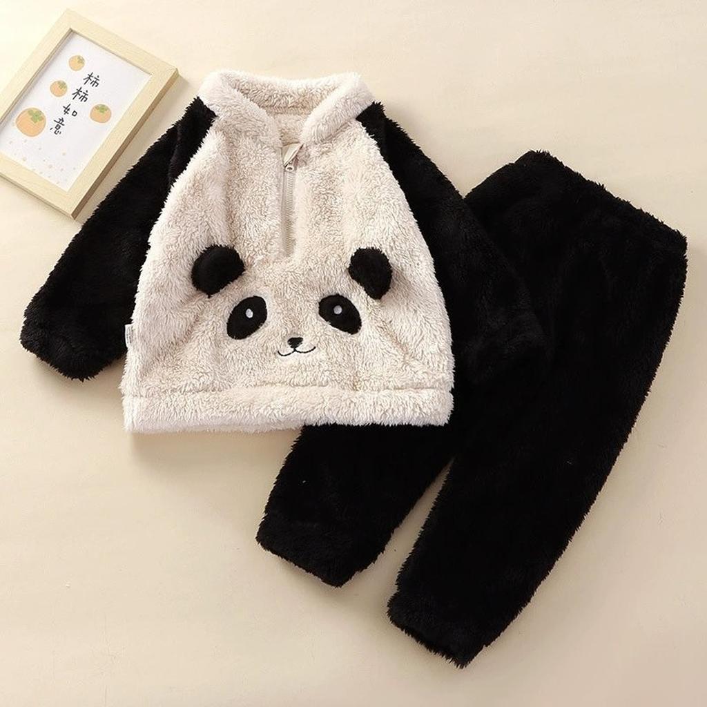 Baby Cute Wool Knit Toddler Pajama Loungewear Set