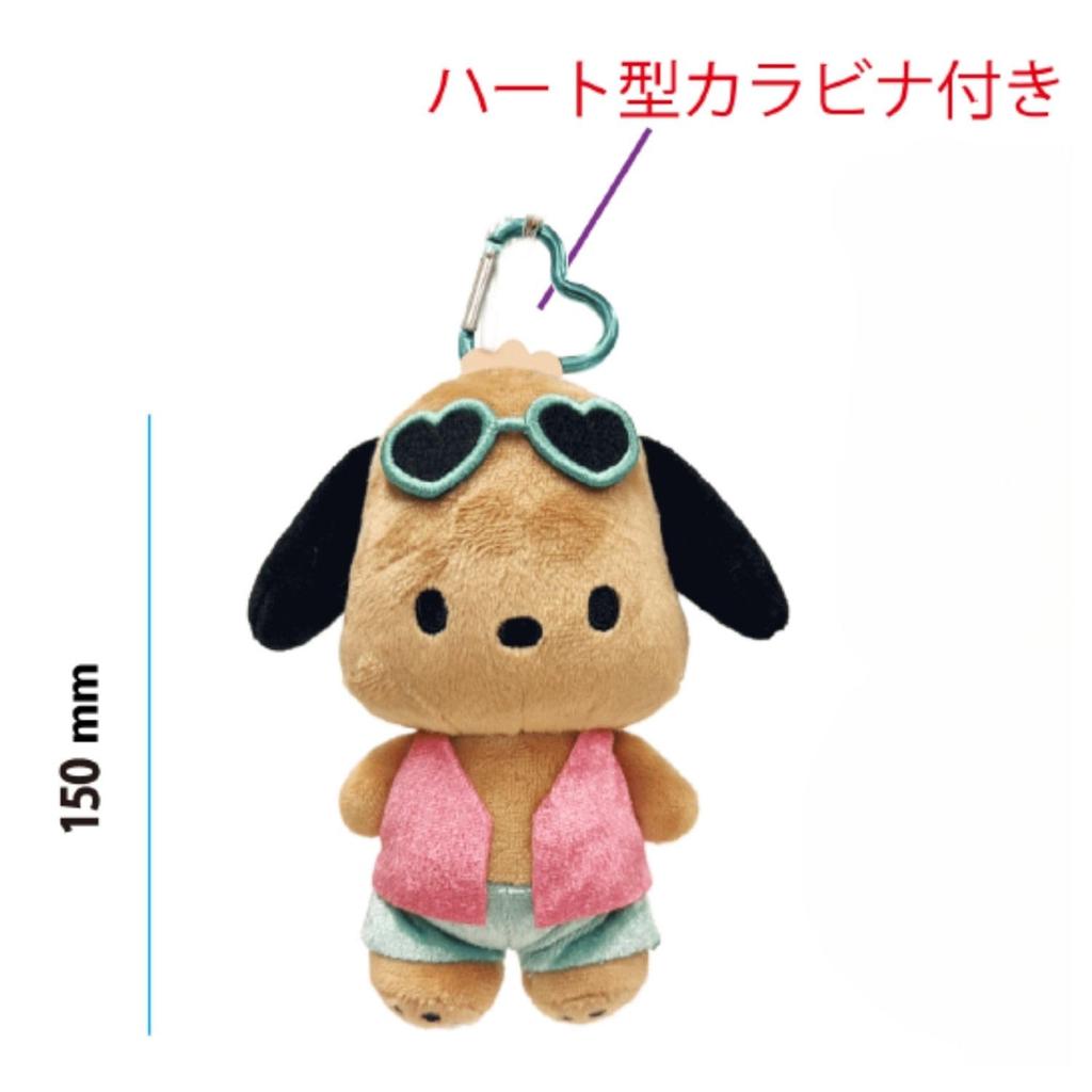 Yasuda Tsusho Персонажи Sanrio Серия Маскот Загара Подсумок Hello Kitty Ш10хГ8хВ15см Подсумок Маскот Загара KT Прибл.