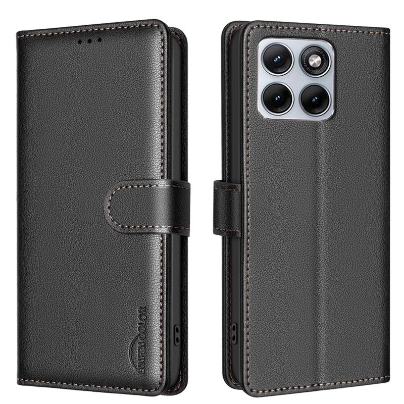 For Moto Edge 70 Fusion 5G/Edge 60 Pro/G05/G35/G55/G75 Book Flip Leather case pouch bag, Credit card case for Google Pixel 10A