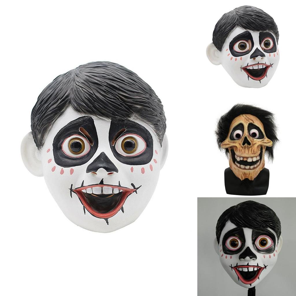 Movie Coco Miguel Hector Rivera Cosplay Mask With Soft And Comfortable Latex Material