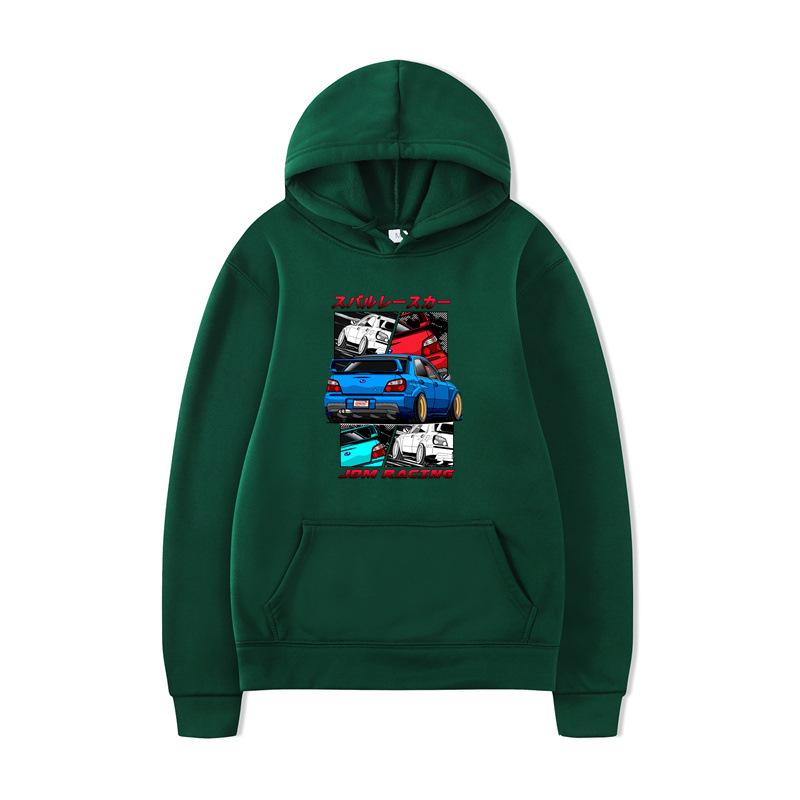 Initial D Hoodie Men Women Harajuku Aesthetic RACING Hoodie Long Sleeve Sweatshirts Women Casual Pullovers Sudaderas
