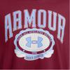 Under Armour Футболка Collegiate Letter Print с коротким рукавом, влагоотводящая, дышащая, мужская, цвета огненно-красный 1379537-625