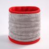 Winter Knitted Neck Cover Outdoor Warm Neck Cover Solid Color Men's and Women's Double-layer Pullover and Velvet Scarf