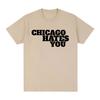 Chicago Hates You Same Style T-shirt Men Fashion Hip Hop Oversized T Shirt Casual Cotton Short Sleeve T-shirts