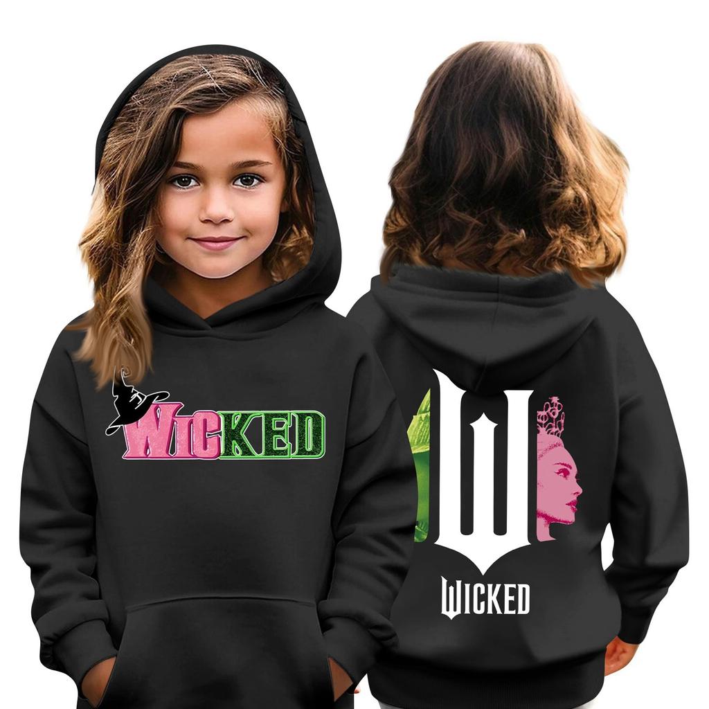 Children's Hoodie Boys And Girls Fashion Printed Long-sleeved Hooded Pocket Hoodie 3-14 Years