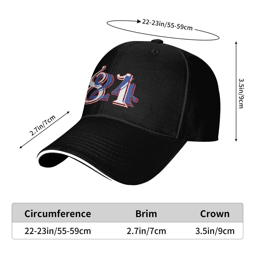 Hollanov Heated Rivalry 81 24 Logo Baseball Cap Vintage Sandwich Hats Unisex Breathable Headwear Running Golf