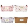 Accessories Pencil Box School Supplies Stationery Bag Lovely Pastoral Floral Pencil Case Canvas