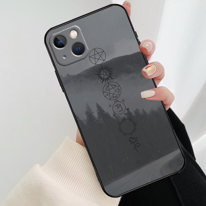 Чехол для телефона Supernatural TV для iPhone 13 12 11 14 15 16 Pro Max Mini X XS Max XR Plus Чехол Задняя крышка