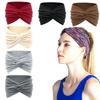 Twisted Wide Headbands For Women Extra Large Workout Headband Fashion Yoga Hair Bands Thick Hair Accessories