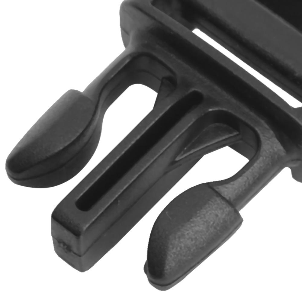 40 Pcs 17mm Side Release Buckles Plastic Flat Buckles Durable Mini Buckles  Pet Belt