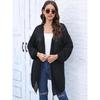 Women's Autumn and Winter Woven Loose Casual Coat Sweater