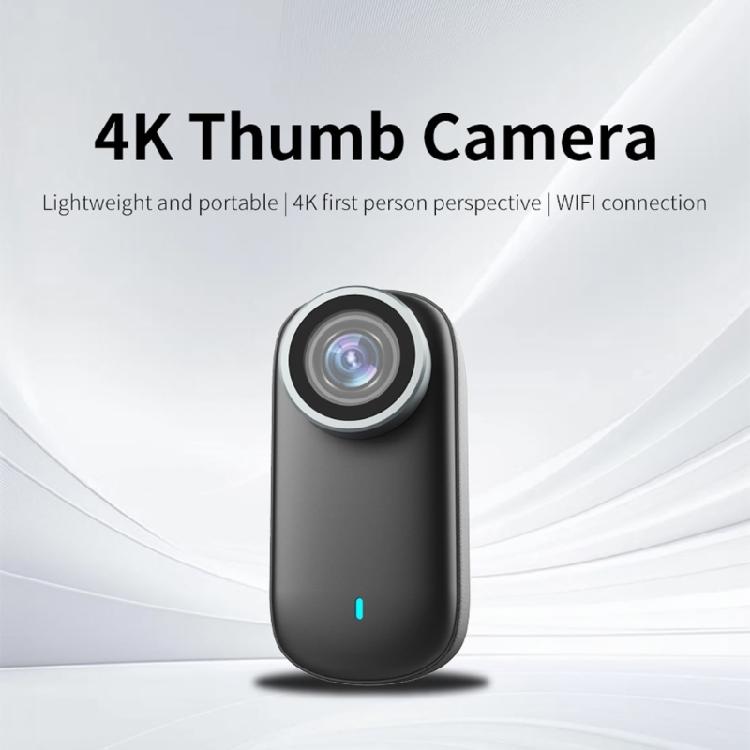 4K Камера с Магнитным Креплением Поворотная Головка 1080P Регулировка 3 часа Непрерывной Записи Широкий Угол Обзора Совместное Использование со Смартфоном
