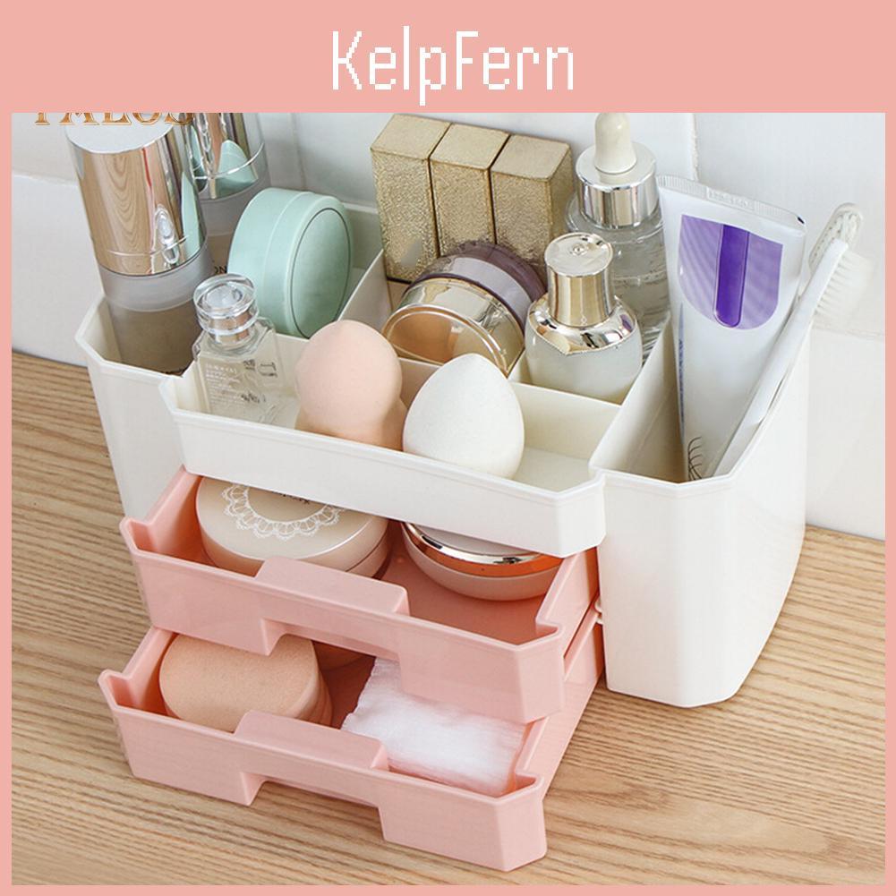 Desktop Organizer Tbh Cosmetic Makeup Storage Box Drawer Case Brush Lipstick Holder