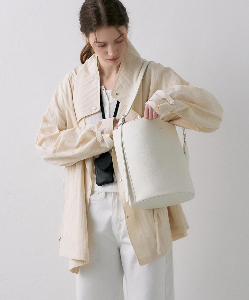 Lamerei Italian Leather Bucket Bag[Lmbespba904]-2Color