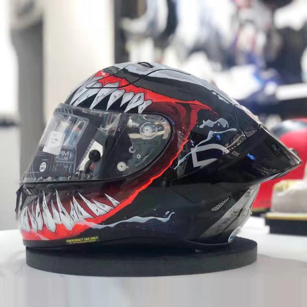 Carbon-look Motorcycle Rear Trim Helmet Spoiler For HJC RPHA 11 Helmet Accessories