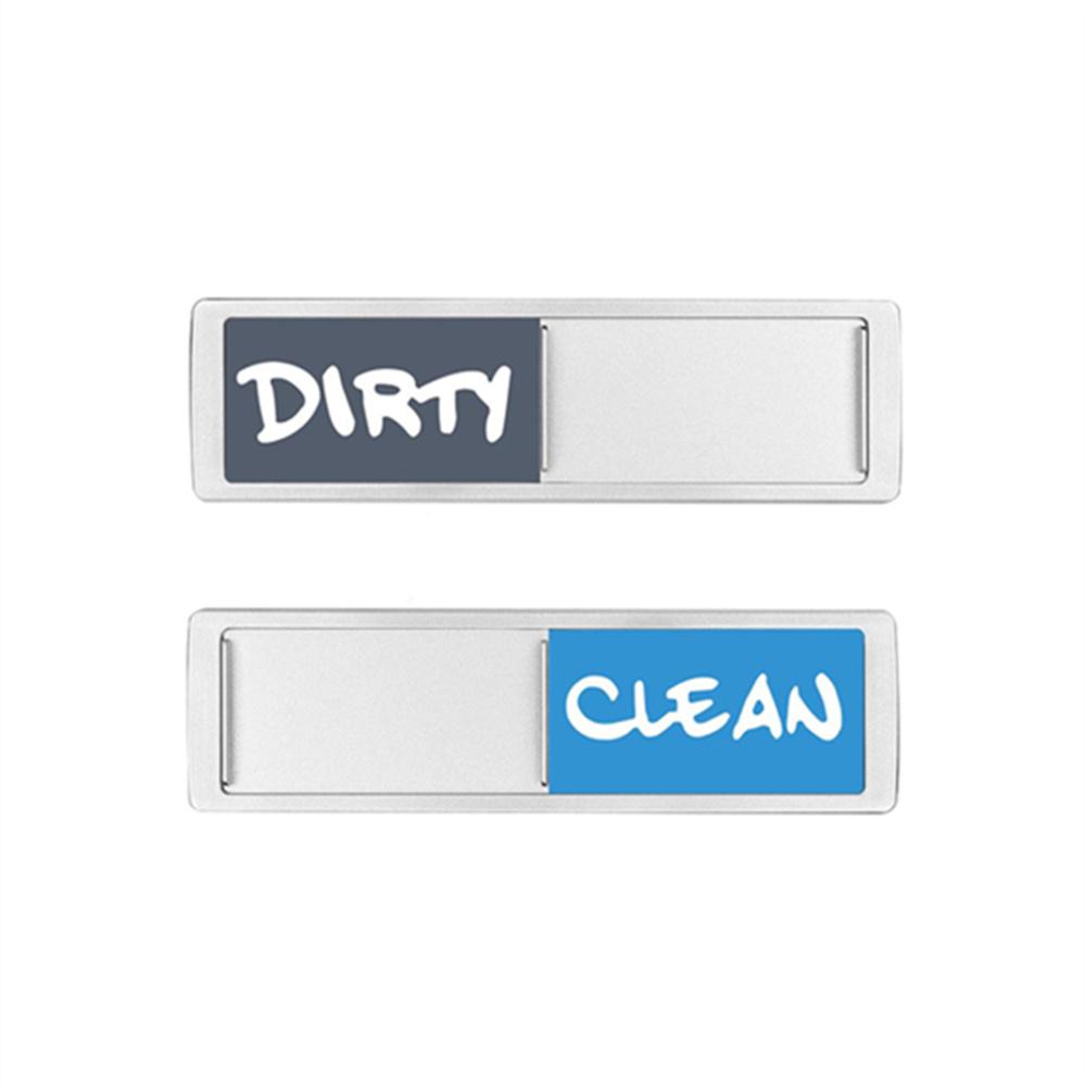 Магнит для посудомоечной машины Знак Чисто Грязно Шторка Защита от царапин Нажимные опции Самоклеящийся для кухни Организованность и уборка Индика
