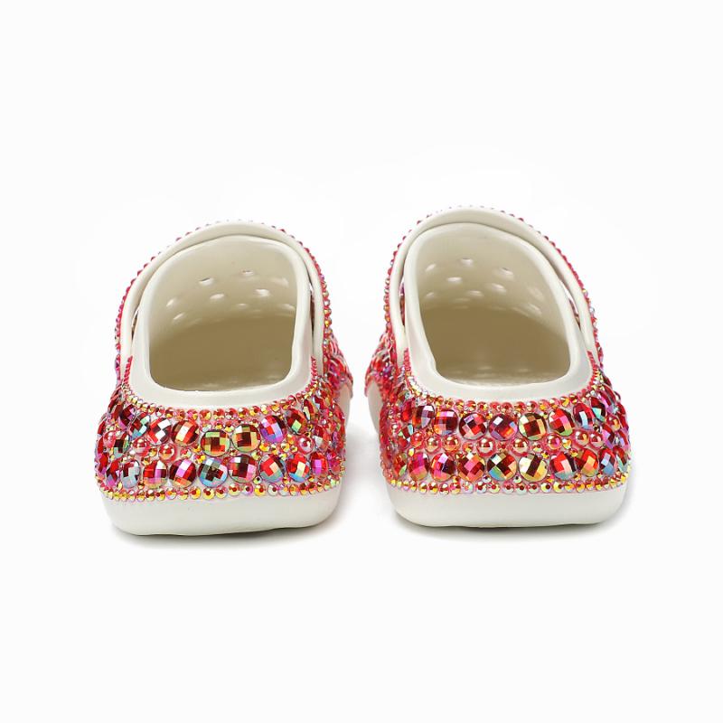 Модные роскошные цветные ромбовидные шлепанцы сандалии женские летние 2024 высококачественные тапочки EVA Comfort толстые пляжные шлепанцы