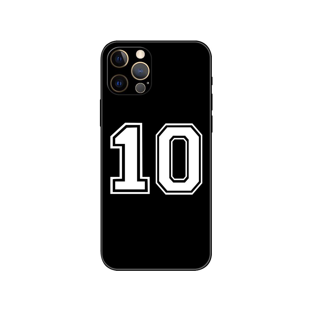 Чехол для телефона Football Lucky number для iPhone 5 5s 2020se 6 6s 7 8 plus x 10 XR XS 11 12 13 mini pro MAX черный чехол из ТПУ