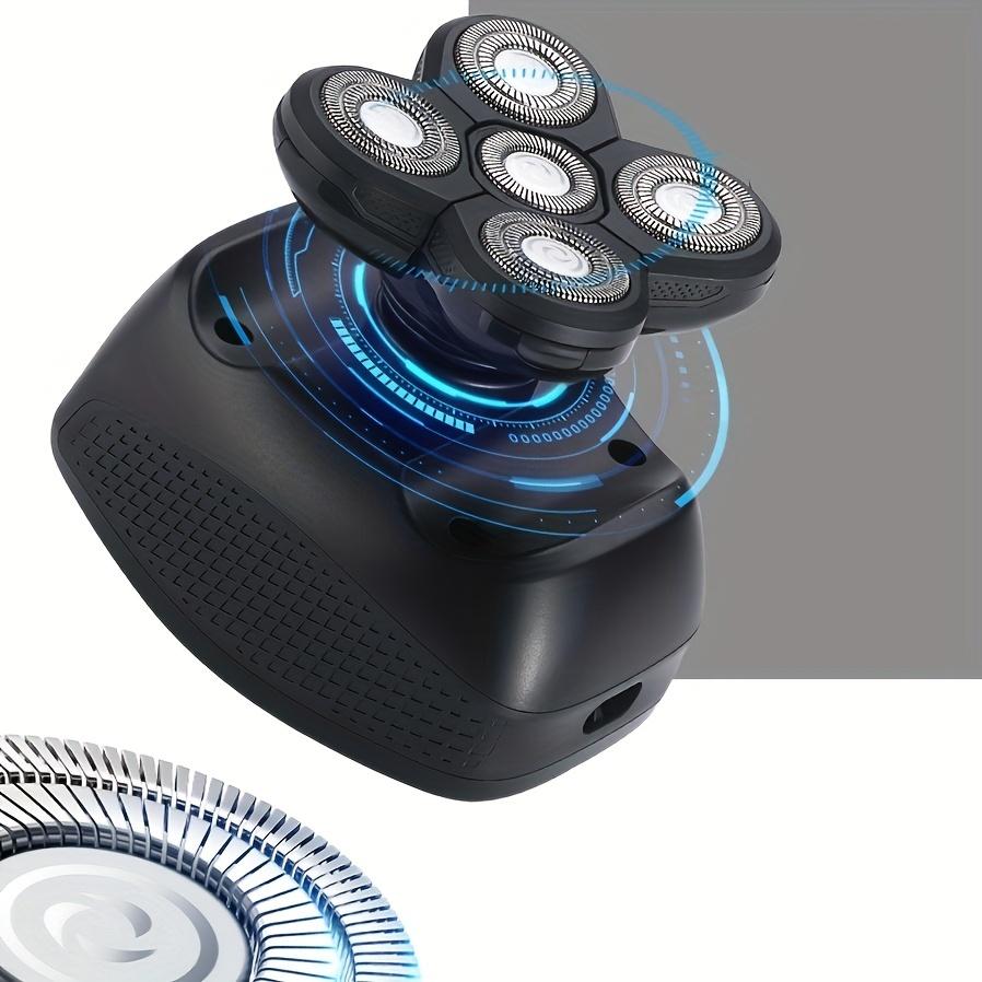Электрический роторный бритвенный набор с регулируемой скоростью, цифровым дисплеем, USB, парикмахерская бритва «пять в одном» для красоты
