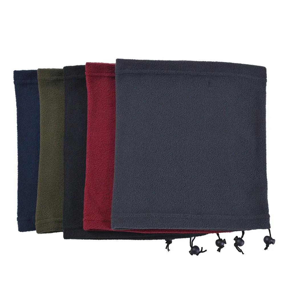 Флисовая мужская бандана на шею, теплая зимняя ветрозащитная трубка, шарфы для лица, мягкие женские полумаски, гетры для сноуборда