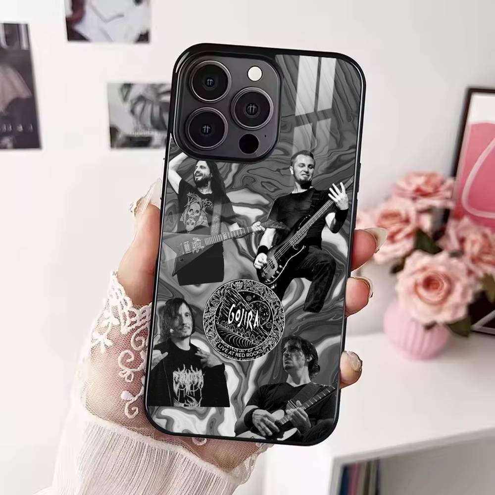 Модный Чехол для телефона с ремешком G-gojiras Для iPhone 17 16 15 14 13 12 Pro Max Plus для Magsafe Зеркальный Беспроводной Магнитный Чехол