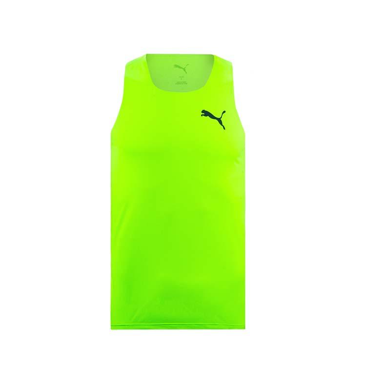 Puma Майки мужские Зеленые С круглым вырезом Умеренные Другое 527985-97
