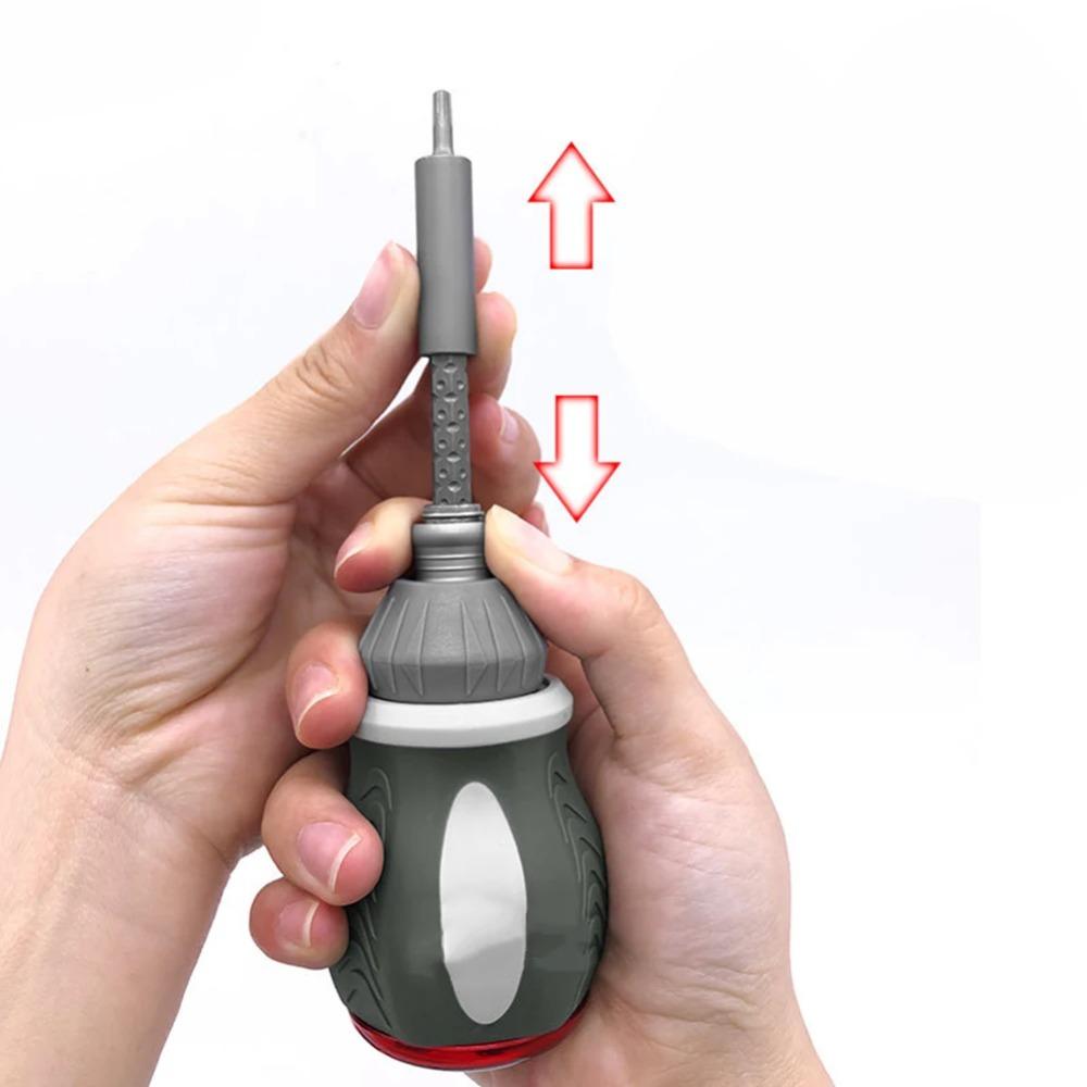 1 шт. Он может хранить партию головок Многофункциональный промышленный набор отверток с трещоткой с 8 магнитными битами Хром-ванадиевая сталь