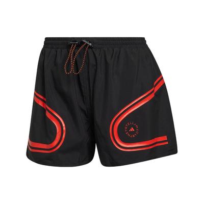 X Stella McCartney Color Block Striped Sports Shorts Women Shorts Black HD9118