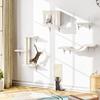 DoubleTT Cat Walk Set of Cat Wall DIY Cat Cat Cat Cat Подвесной кошачий коврик для кошек Когтеточка для кошек Лазание для кошек Включает в себя сизаль Когтеточка для кошек Стресс Легко подходит