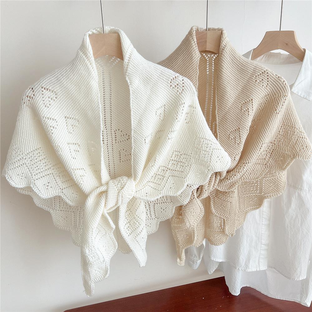 New Shoulder Scarf Shawl Women'S Fake Collar Shoulder Protection Scarf Air-Conditioned Room Camisole Decoration Paired With Neck Protection Knot