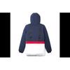 Vans Color Block Hooded Mid-Length Down Jacket Men Outerwear Blue White Red VN0A4BQ54NH