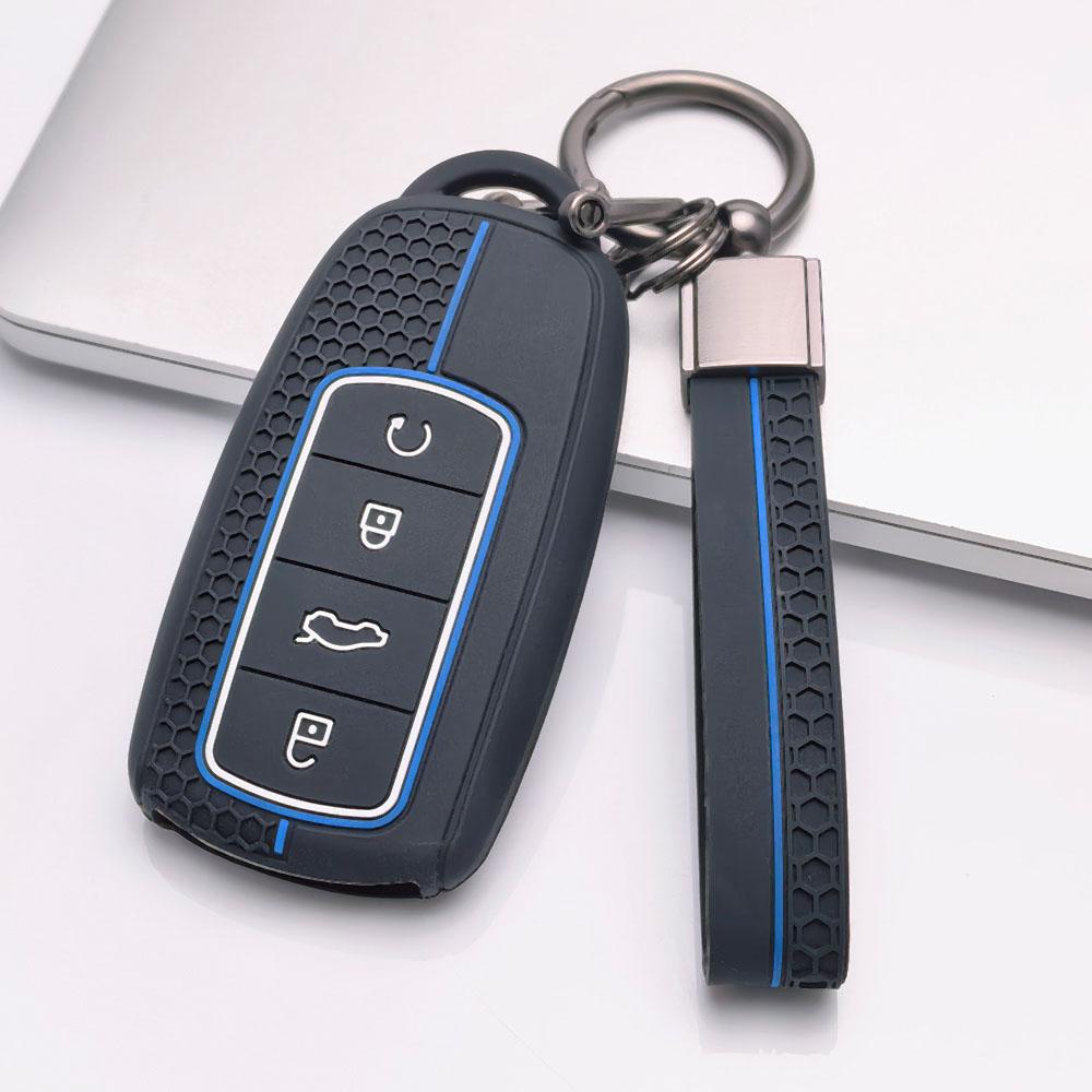 Силиконовый чехол-брелок для ключей Chery Tiggo 8 Pro Tiggo 7 Pro Omoda C5 Arrizo 8 для Exeed TXL TX LX VX Защита от царапин Ударопрочный